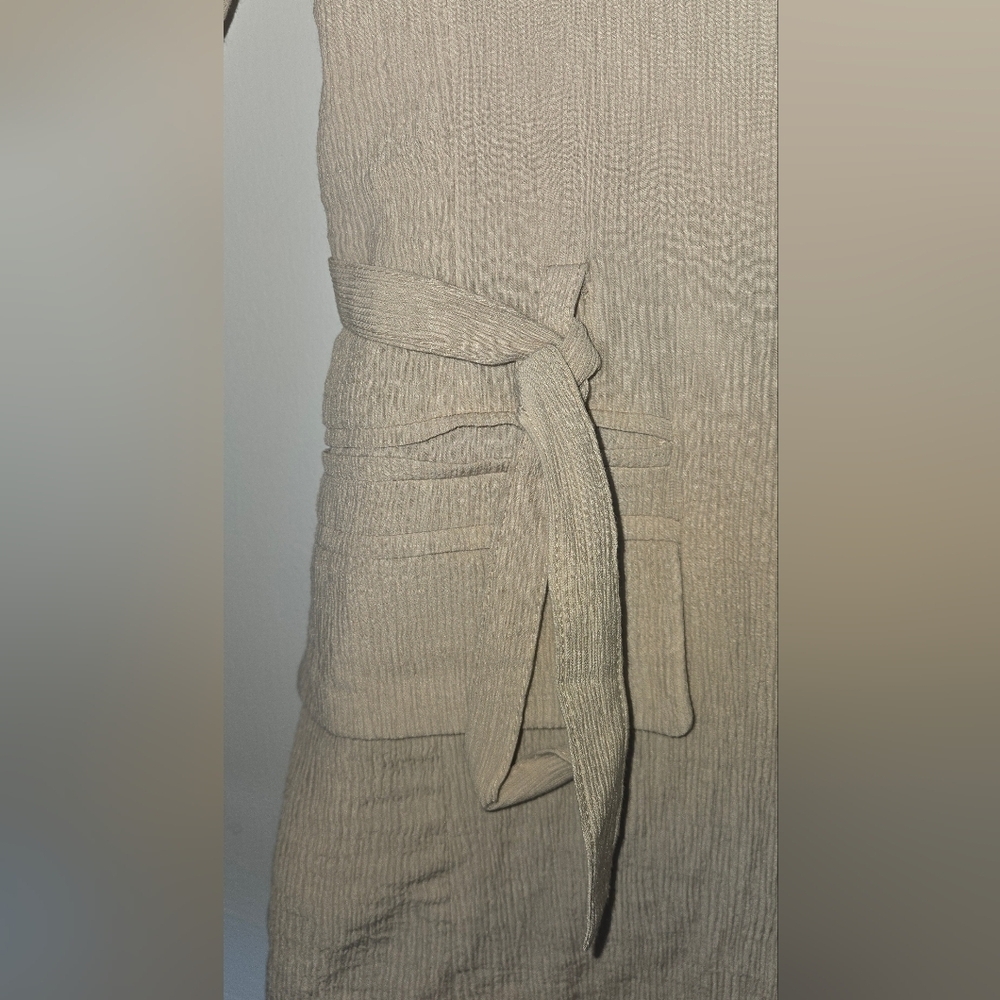 Bagatelle Beige Blazer with Belted Waist - Picture 4 of 10